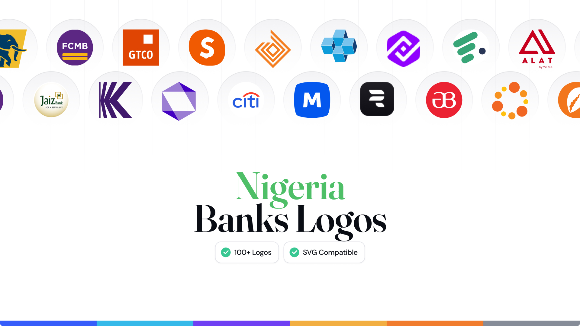 Nigerian Bank Logos Banner